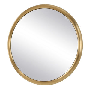 Atkinson Round Mirror - perfect for enhancing light and creating a sense of space | Image 4 | InSTYLE Home & Rugs
