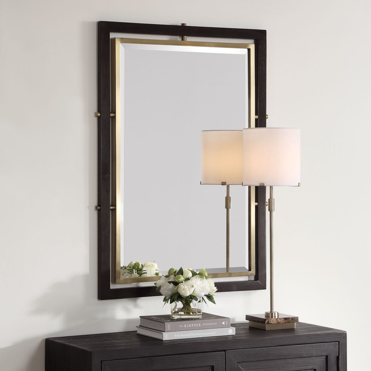 Bach Rectangle Mirror - full-length mirror for creating the illusion of space and light | Image 3 | InSTYLE Home & Rugs
