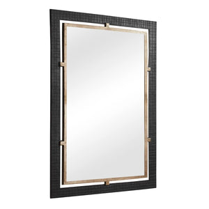 Guerra Mirror - modern mirror with sleek design for contemporary interiors | Image 3 | InSTYLE Home & Rugs