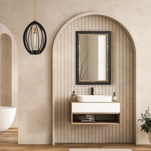 Guerra Mirror - modern mirror with sleek design for contemporary interiors | Image 1 | InSTYLE Home & Rugs