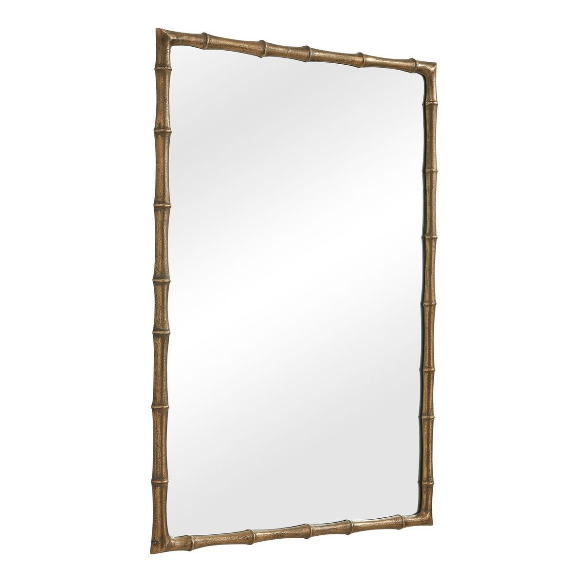 Brass Bamboo Mirror - elegant mirror for adding style and light to any room | Image 2 | InSTYLE Home & Rugs