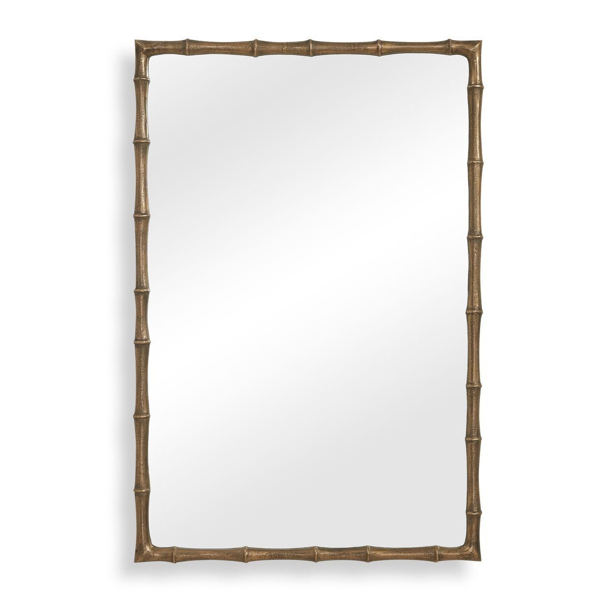 Brass Bamboo Mirror - elegant mirror for adding style and light to any room | Image 1 | InSTYLE Home & Rugs
