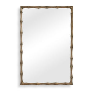 Brass Bamboo Mirror - elegant mirror for adding style and light to any room | Image 1 | InSTYLE Home & Rugs