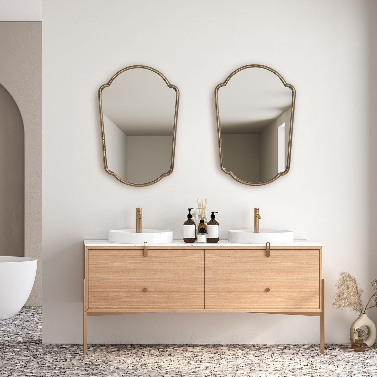 Naomi Mirror - full-length mirror for creating the illusion of space and light | Image 1 | InSTYLE Home & Rugs