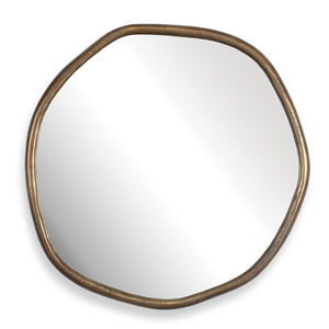 Ambrose Indoor-Outdoor Round Mirror - perfect for enhancing light and creating a sense of space | Image 1 | InSTYLE Home & Rugs