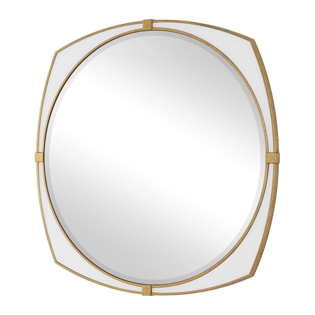 Estella Round Mirror - elegant mirror for adding style and light to any room | Image 4 | InSTYLE Home & Rugs