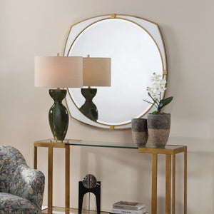 Estella Round Mirror - elegant mirror for adding style and light to any room | Image 3 | InSTYLE Home & Rugs