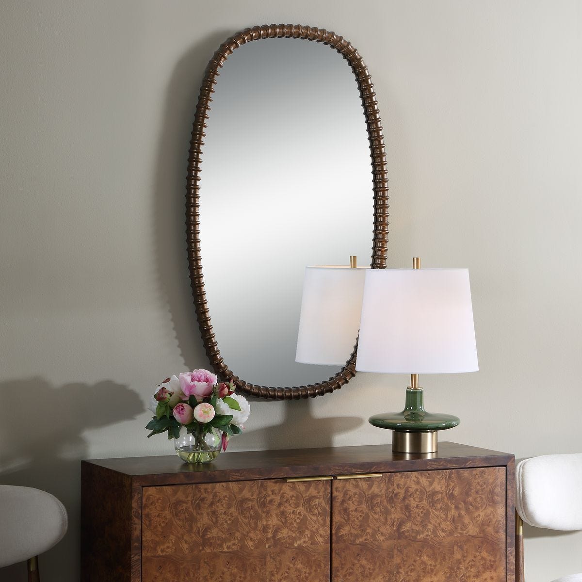 Apphia Mirror - modern mirror with sleek design for contemporary interiors | Image 3 | InSTYLE Home & Rugs