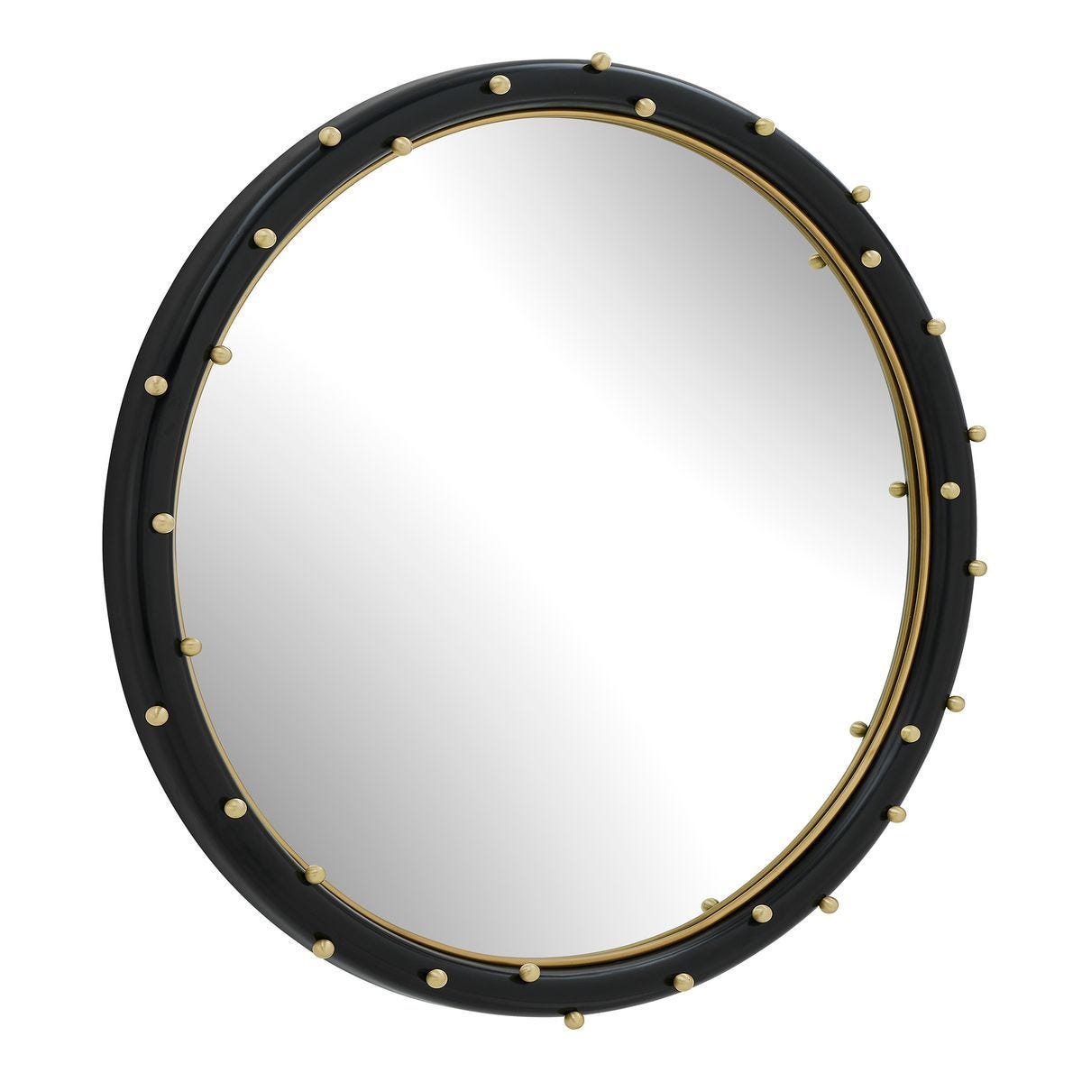 Helia Round Mirror - modern mirror with sleek design for contemporary interiors | Image 4 | InSTYLE Home & Rugs