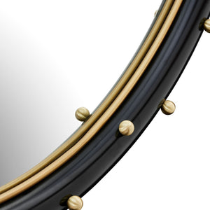 Helia Round Mirror - modern mirror with sleek design for contemporary interiors | Image 5 | InSTYLE Home & Rugs