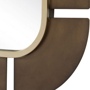 Segment Mirror - modern mirror with sleek design for contemporary interiors | Image 5 | InSTYLE Home & Rugs