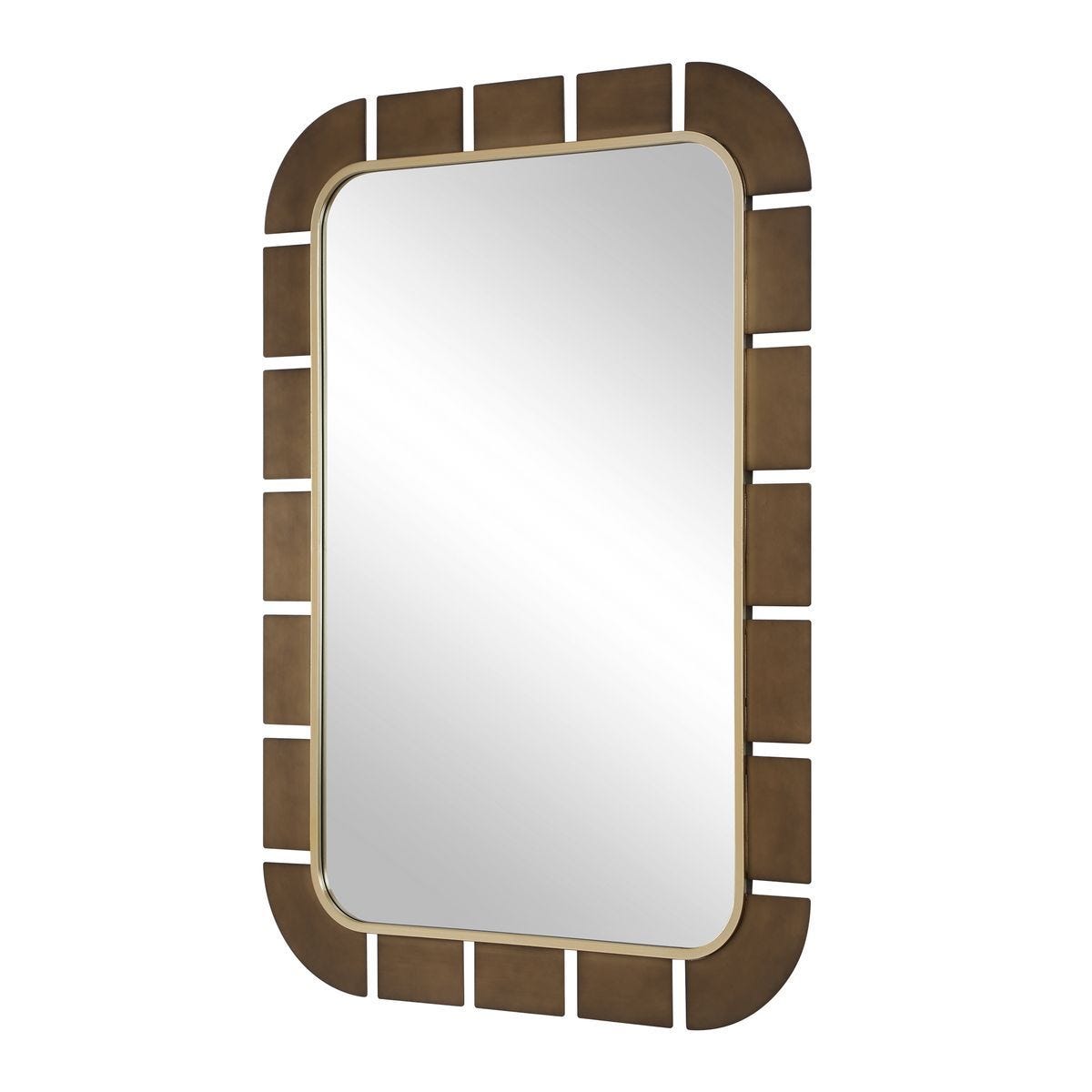 Segment Mirror - modern mirror with sleek design for contemporary interiors | Image 4 | InSTYLE Home & Rugs