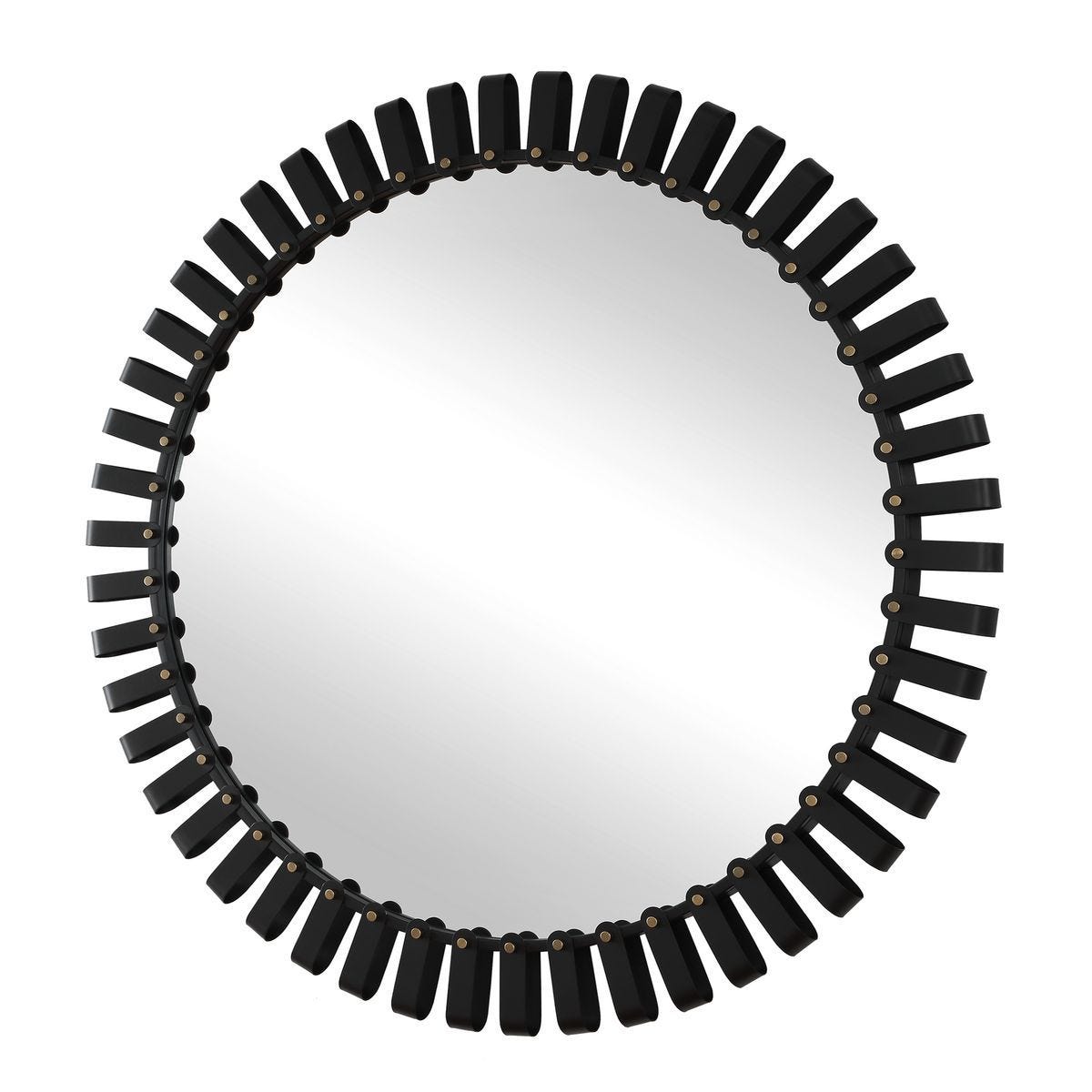 Jael Round Mirror - elegant mirror for adding style and light to any room | Image 4 | InSTYLE Home & Rugs