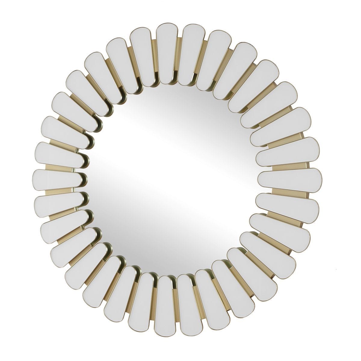 Miran Round Mirror - elegant mirror for adding style and light to any room | Image 4 | InSTYLE Home & Rugs