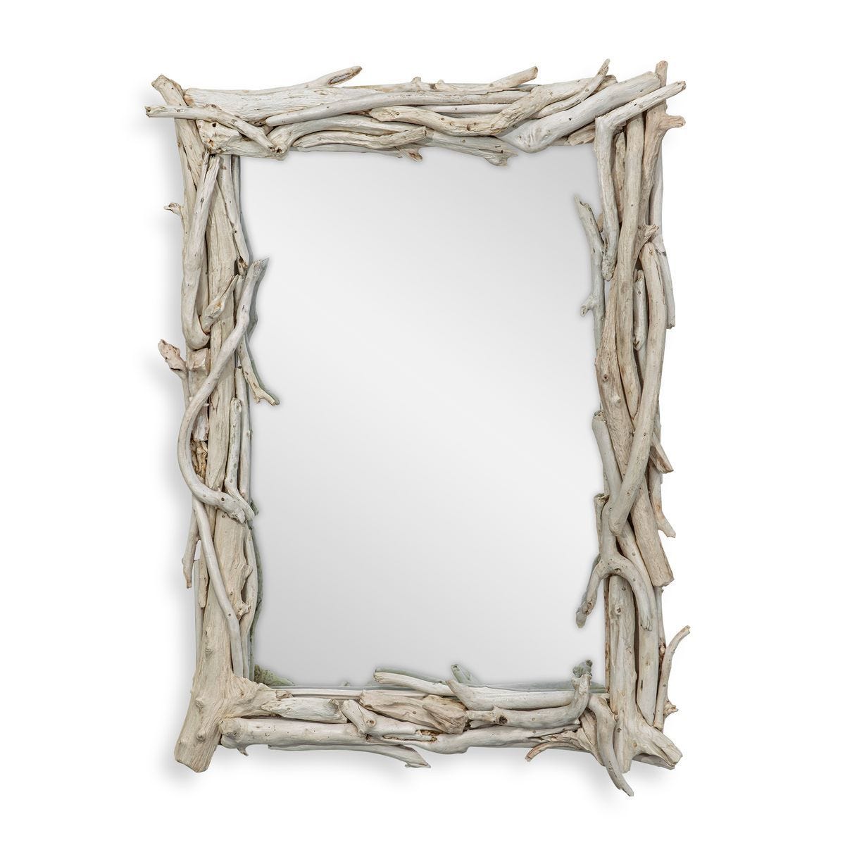 Rooted Reflection Mirror, Bleached - full-length mirror for creating the illusion of space and light | Image 2 | InSTYLE Home & Rugs