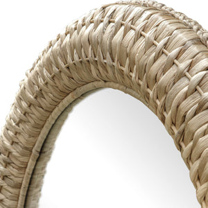 Twisted Seagrass Arch Mirror - modern mirror with sleek design for contemporary interiors | Image 3 | InSTYLE Home & Rugs