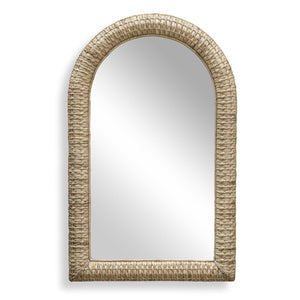 Twisted Seagrass Arch Mirror - modern mirror with sleek design for contemporary interiors | Image 1 | InSTYLE Home & Rugs