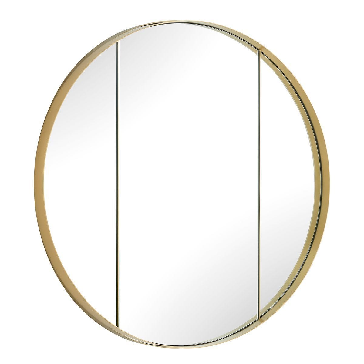 Amram Round Mirror - full-length mirror for creating the illusion of space and light | Image 5 | InSTYLE Home & Rugs