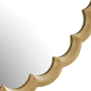 Cerrito Round Mirror, Burnished Ivory - modern mirror with sleek design for contemporary interiors | Image 5 | InSTYLE Home & Rugs