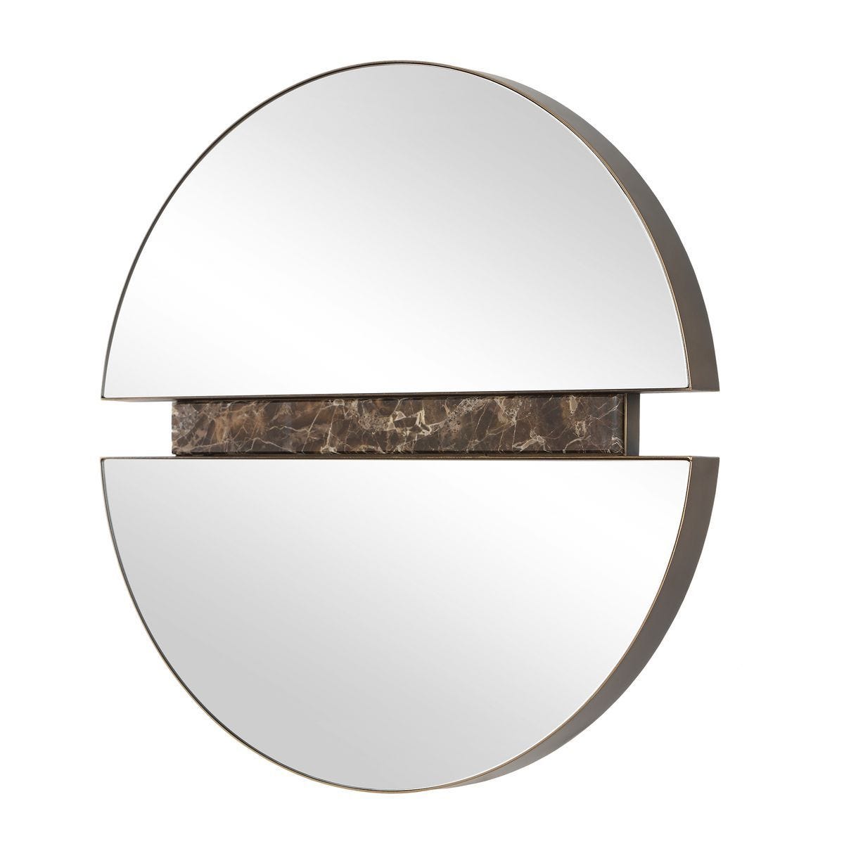 Hanover Round Mirror - elegant mirror for adding style and light to any room | Image 4 | InSTYLE Home & Rugs