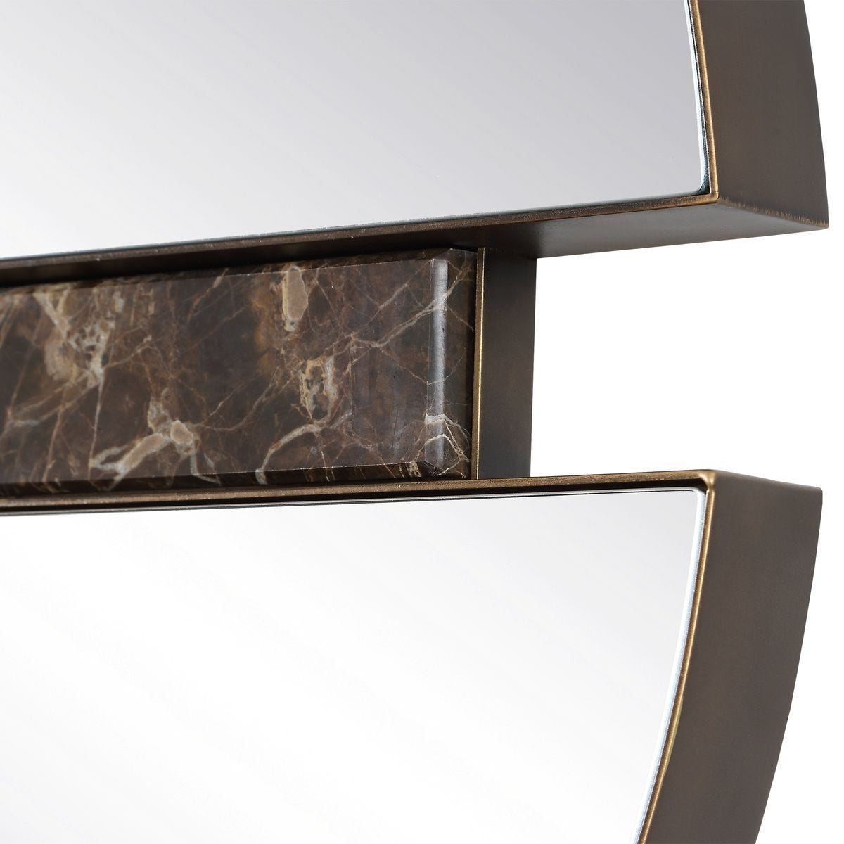 Hanover Round Mirror - elegant mirror for adding style and light to any room | Image 5 | InSTYLE Home & Rugs