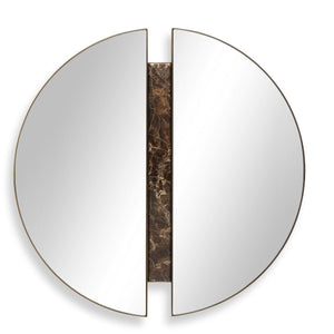 Hanover Round Mirror - elegant mirror for adding style and light to any room | Image 2 | InSTYLE Home & Rugs
