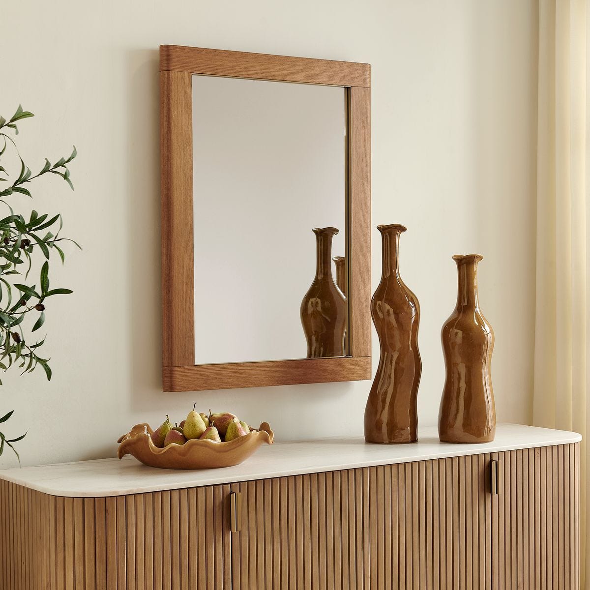 Bishop Mirror - modern mirror with sleek design for contemporary interiors | Image 3 | InSTYLE Home & Rugs