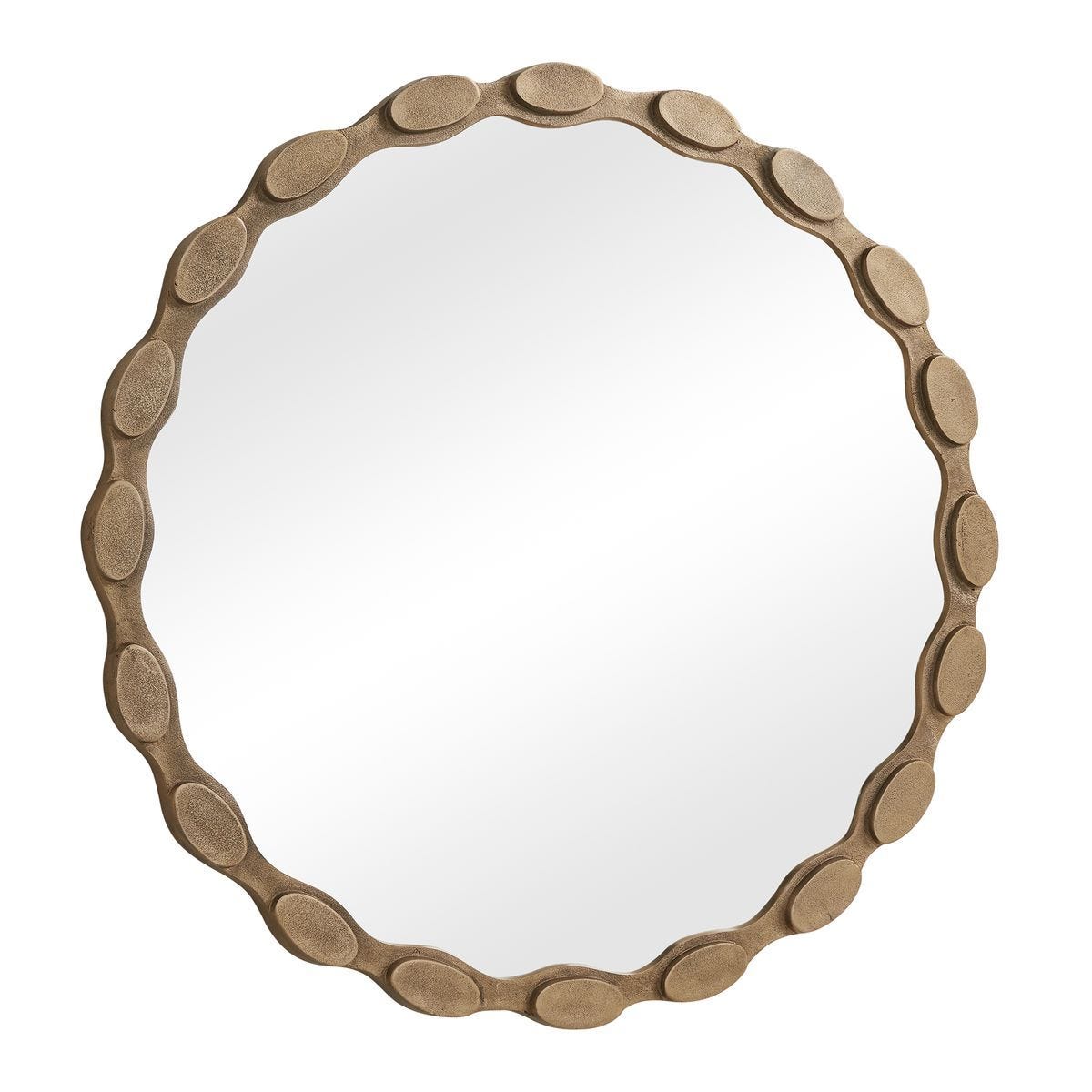 Marietta Round Mirror - elegant mirror for adding style and light to any room | Image 3 | InSTYLE Home & Rugs