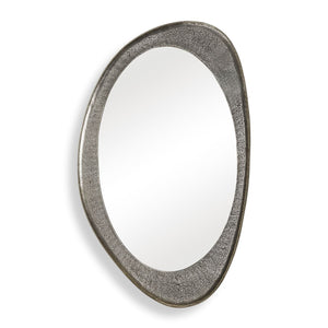 Schiller Oval Mirror - modern mirror with sleek design for contemporary interiors | Image 2 | InSTYLE Home & Rugs
