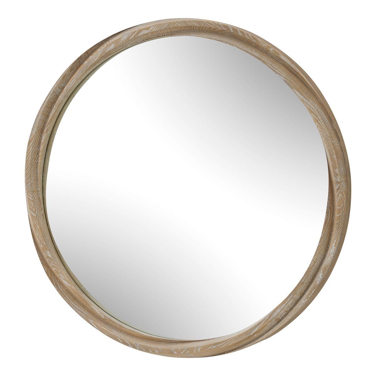 Landry Round Mirror - modern mirror with sleek design for contemporary interiors | Image 2 | InSTYLE Home & Rugs