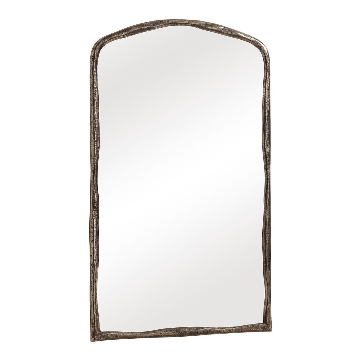 Hammered Arch Mirror - modern mirror with sleek design for contemporary interiors | Image 3 | InSTYLE Home & Rugs