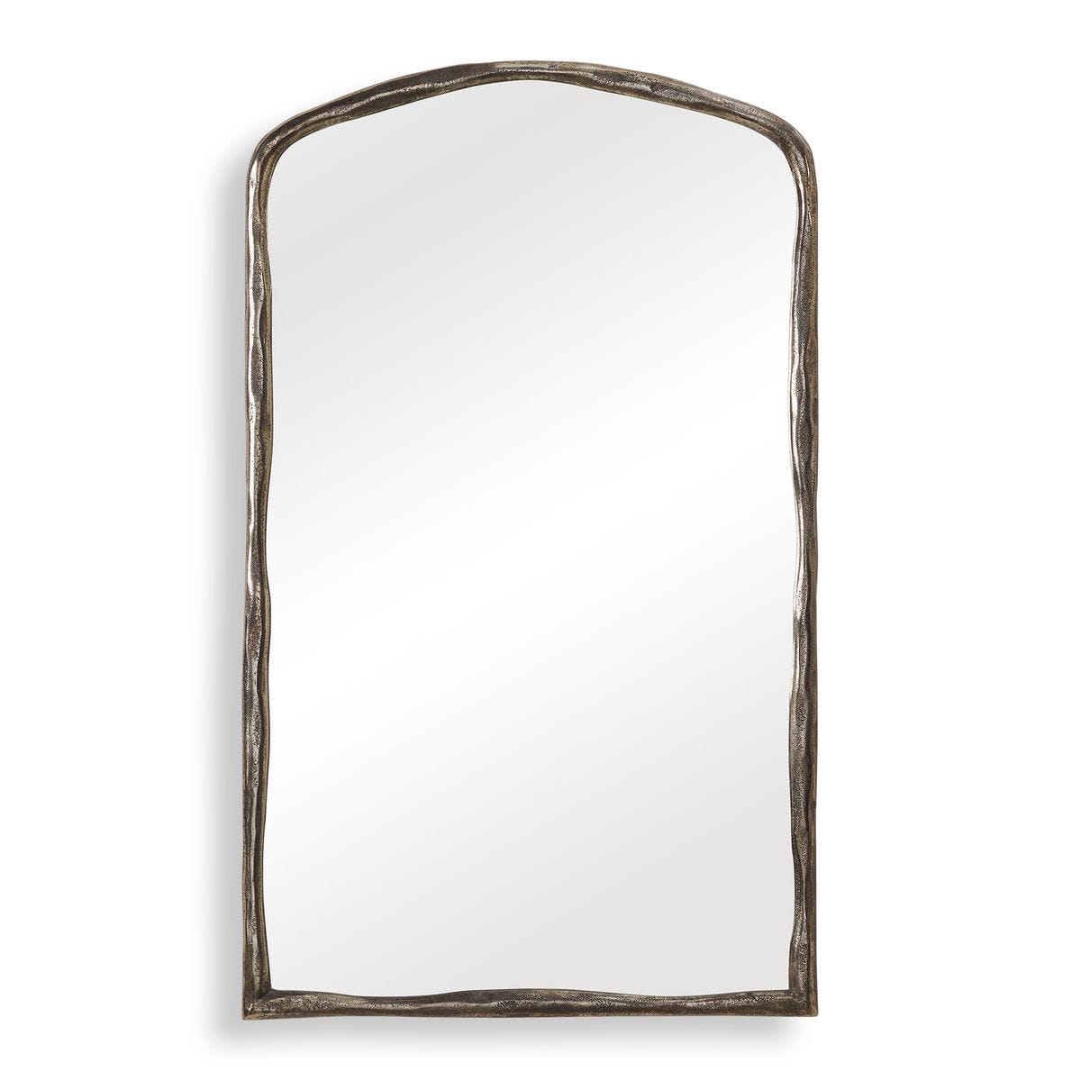 Hammered Arch Mirror - modern mirror with sleek design for contemporary interiors | Image 2 | InSTYLE Home & Rugs
