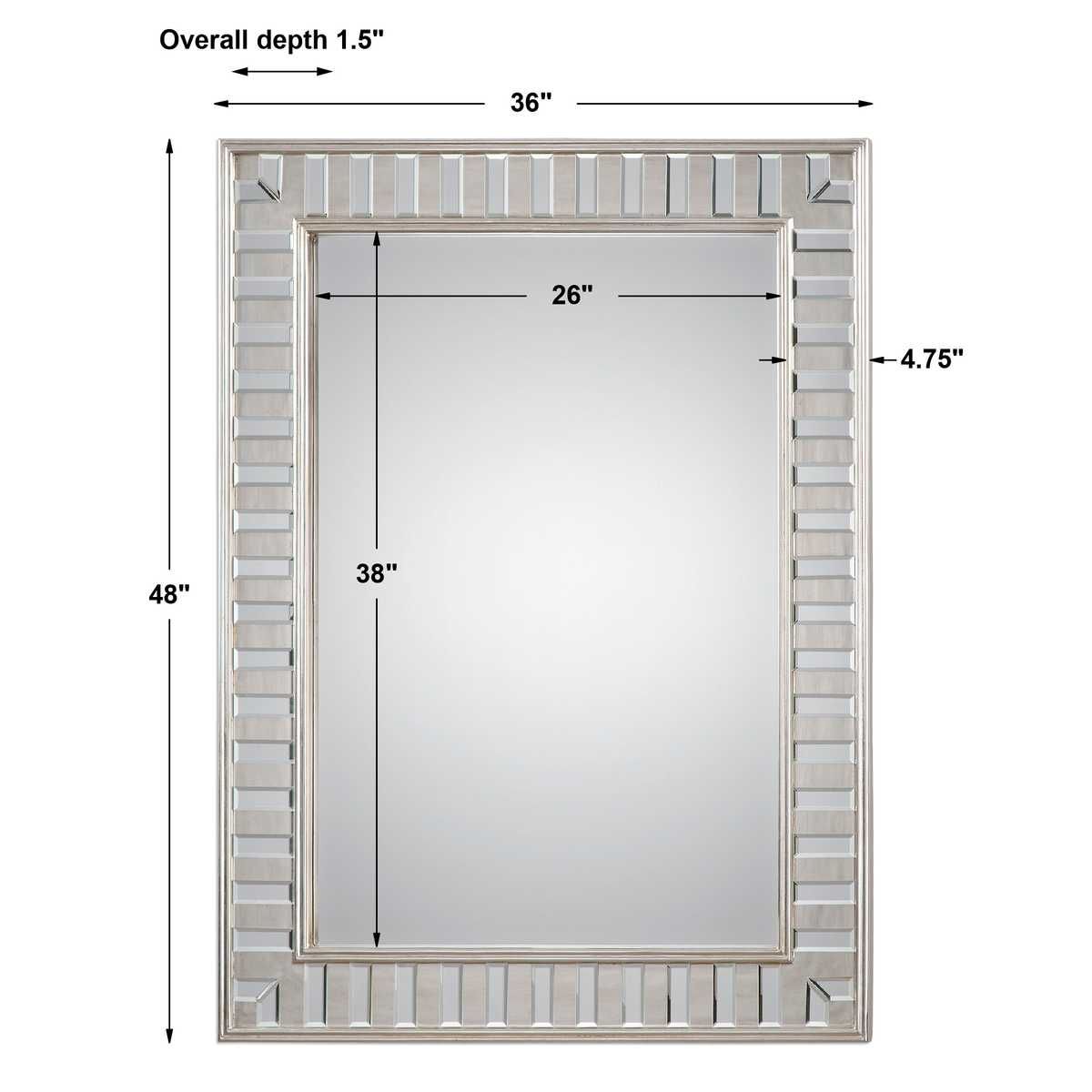 Lanester Mirror - elegant and functional accent pieces for any room | Image 3 | InSTYLE Home & Rugs
