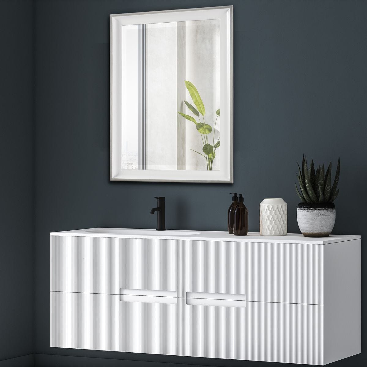 Lahvahn Mirror - perfect for enhancing light and creating a sense of space | Image 1 | InSTYLE Home & Rugs