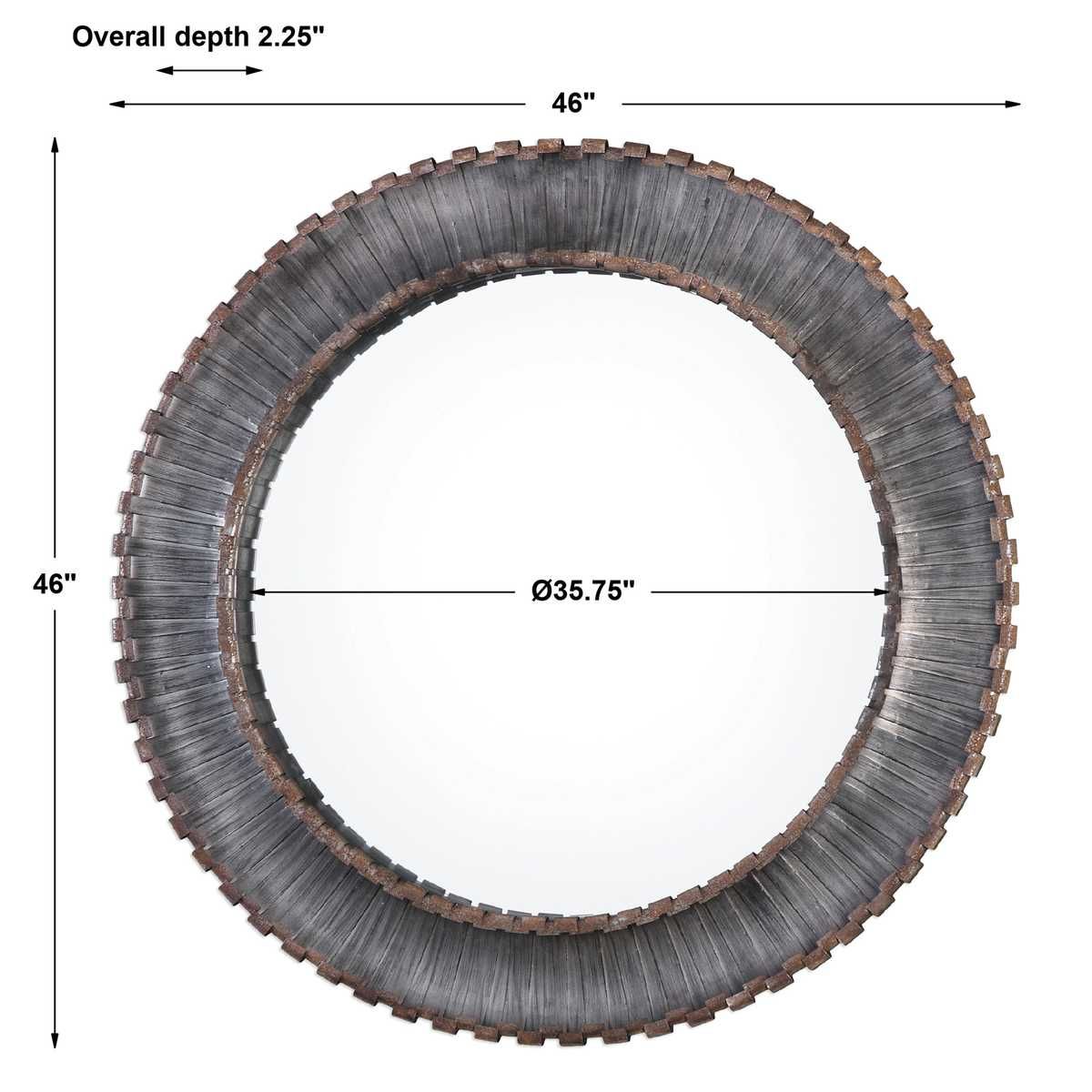 Tanaina Round Mirror - elegant and functional accent pieces for any room | Image 3 | InSTYLE Home & Rugs