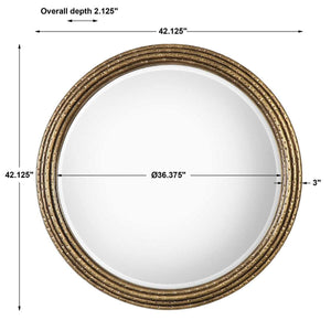 Spera Round Mirror - perfect for enhancing light and creating a sense of space | Image 5 | InSTYLE Home & Rugs