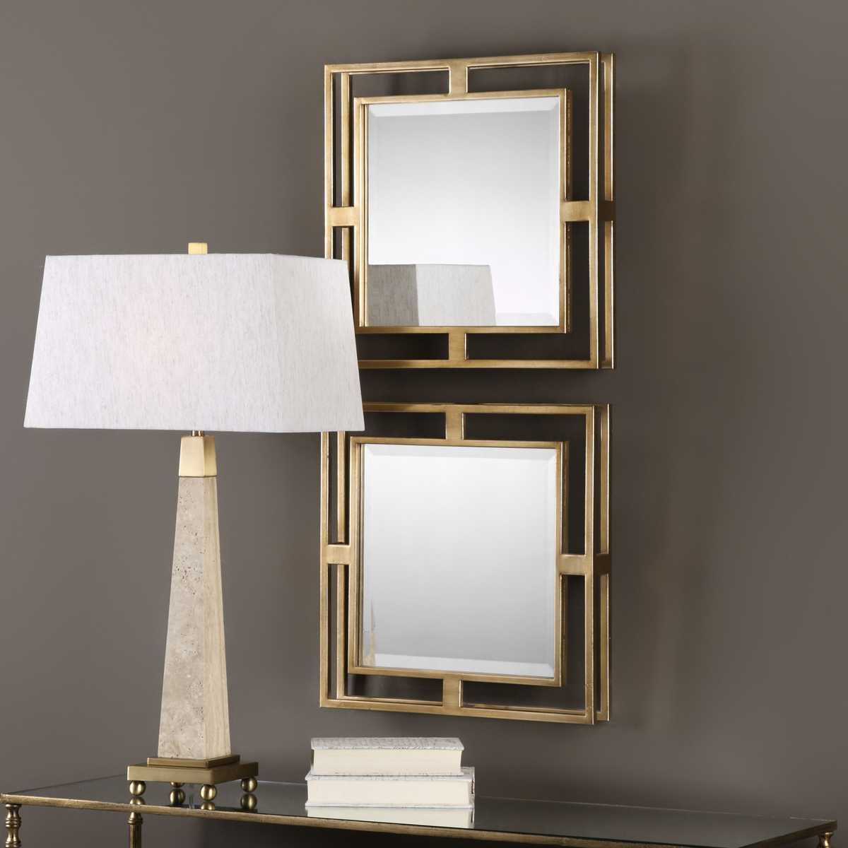 Allick Square Mirrors, S/2 - available in various shapes, sizes, and frame styles | Image 3 | InSTYLE Home & Rugs