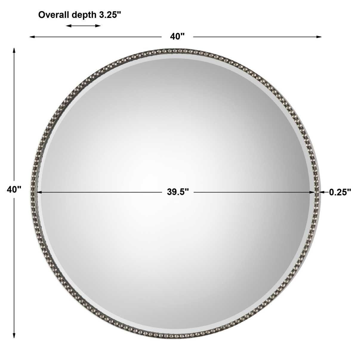 Stefania Round Mirror - elegant mirror for adding style and light to any room | Image 6 | InSTYLE Home & Rugs