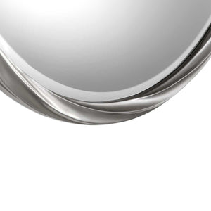 Orion Round Mirror - modern mirror with sleek design for contemporary interiors | Image 4 | InSTYLE Home & Rugs