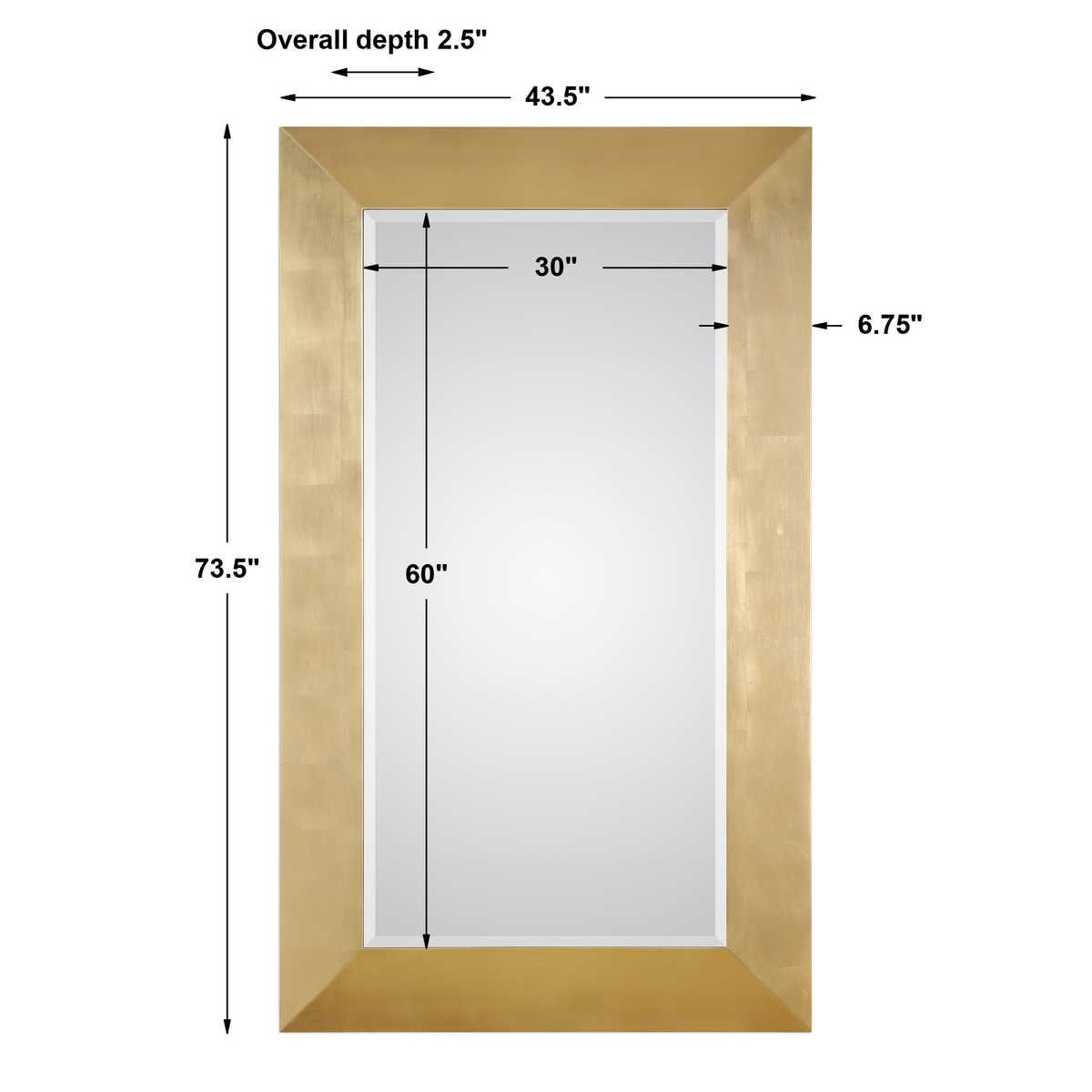 Chaney Mirror - modern mirror with sleek design for contemporary interiors | Image 5 | InSTYLE Home & Rugs