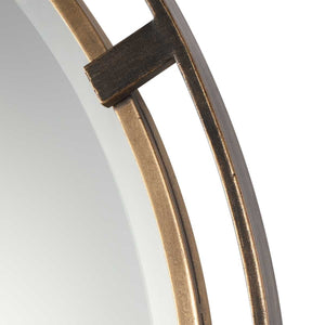Carrizo Round Mirror - elegant mirror for adding style and light to any room | Image 4 | InSTYLE Home & Rugs