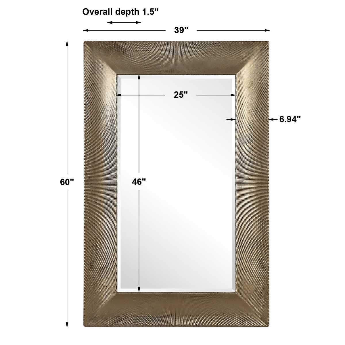 Valenton Mirror - modern mirror with sleek design for contemporary interiors | Image 6 | InSTYLE Home & Rugs