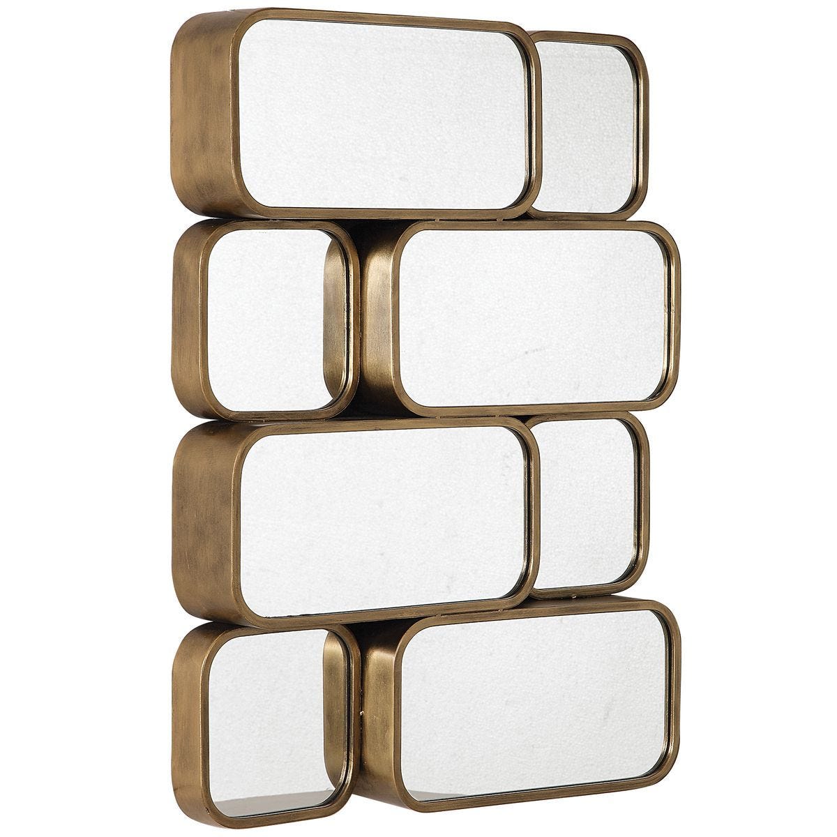 Canute Mirror, Gold - full-length mirror for creating the illusion of space and light | Image 4 | InSTYLE Home & Rugs