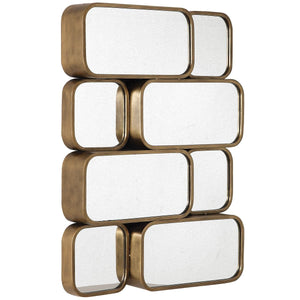 Canute Mirror, Gold - full-length mirror for creating the illusion of space and light | Image 4 | InSTYLE Home & Rugs