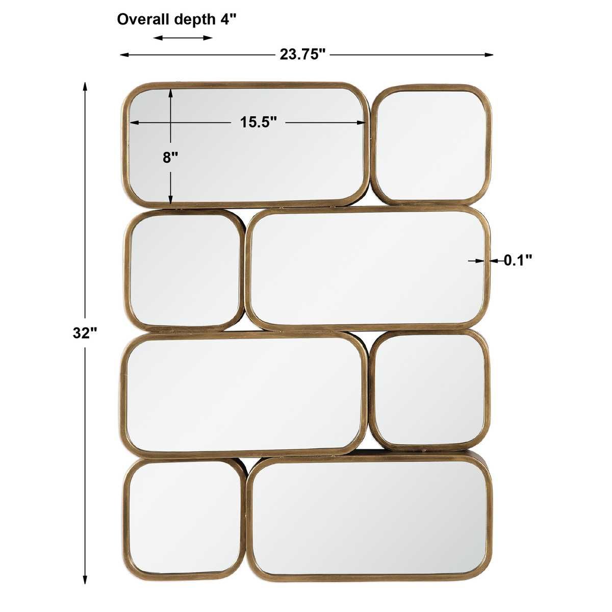Canute Mirror, Gold - full-length mirror for creating the illusion of space and light | Image 5 | InSTYLE Home & Rugs