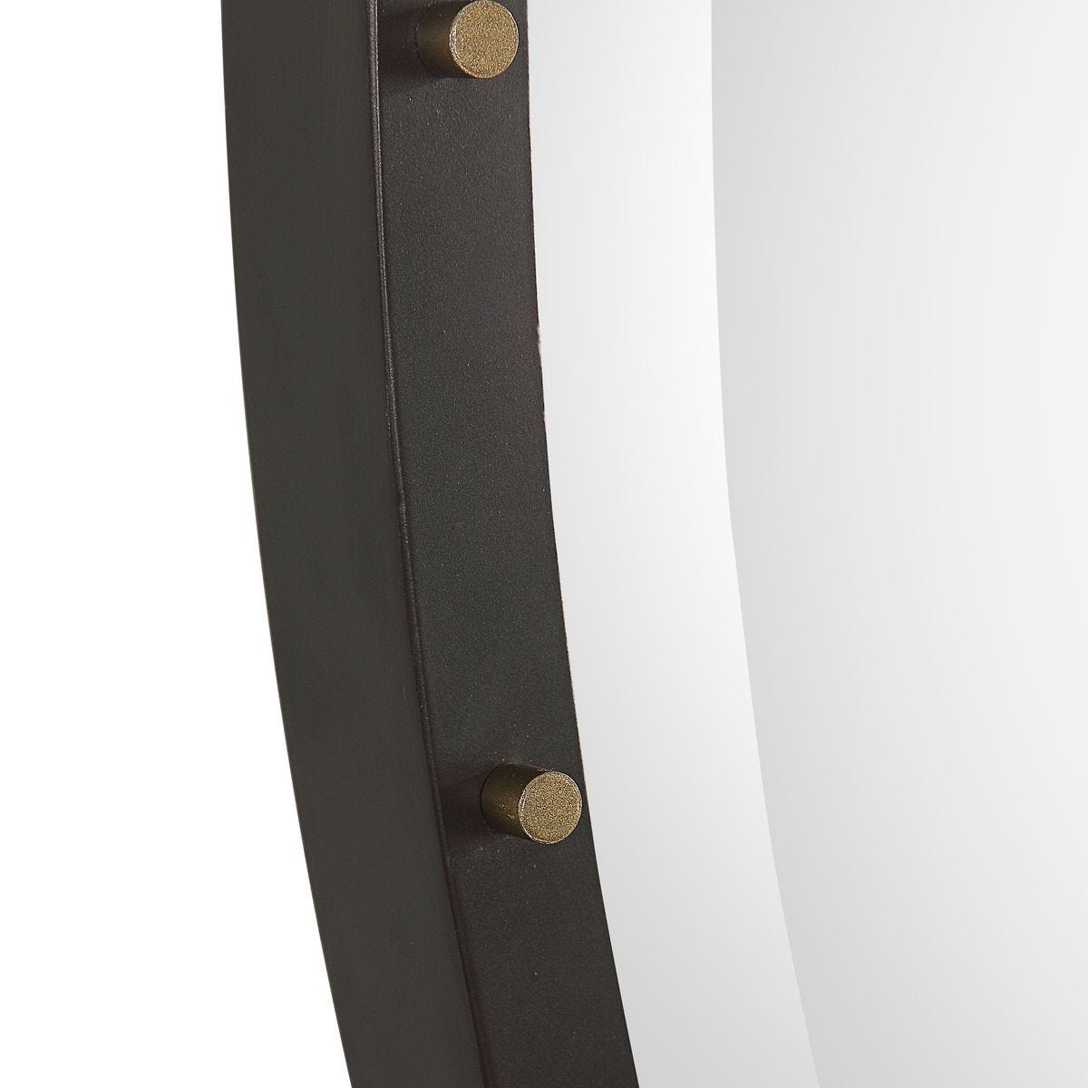 Benedo Round Mirror - modern mirror with sleek design for contemporary interiors | Image 5 | InSTYLE Home & Rugs