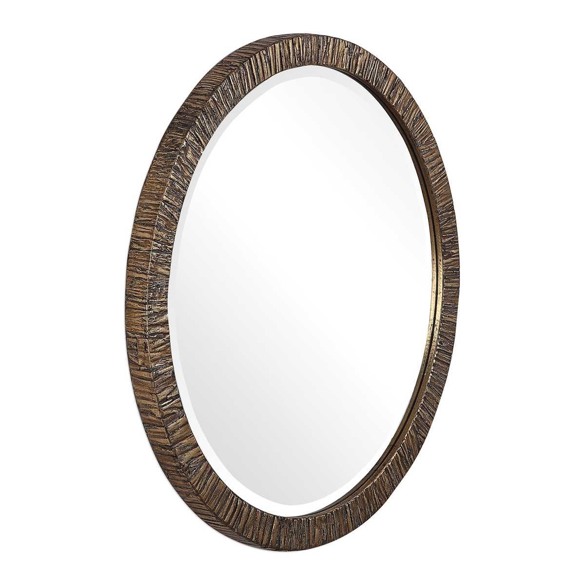 Wayde Round Mirror - full-length mirror for creating the illusion of space and light | Image 4 | InSTYLE Home & Rugs