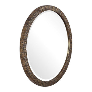 Wayde Round Mirror - full-length mirror for creating the illusion of space and light | Image 4 | InSTYLE Home & Rugs