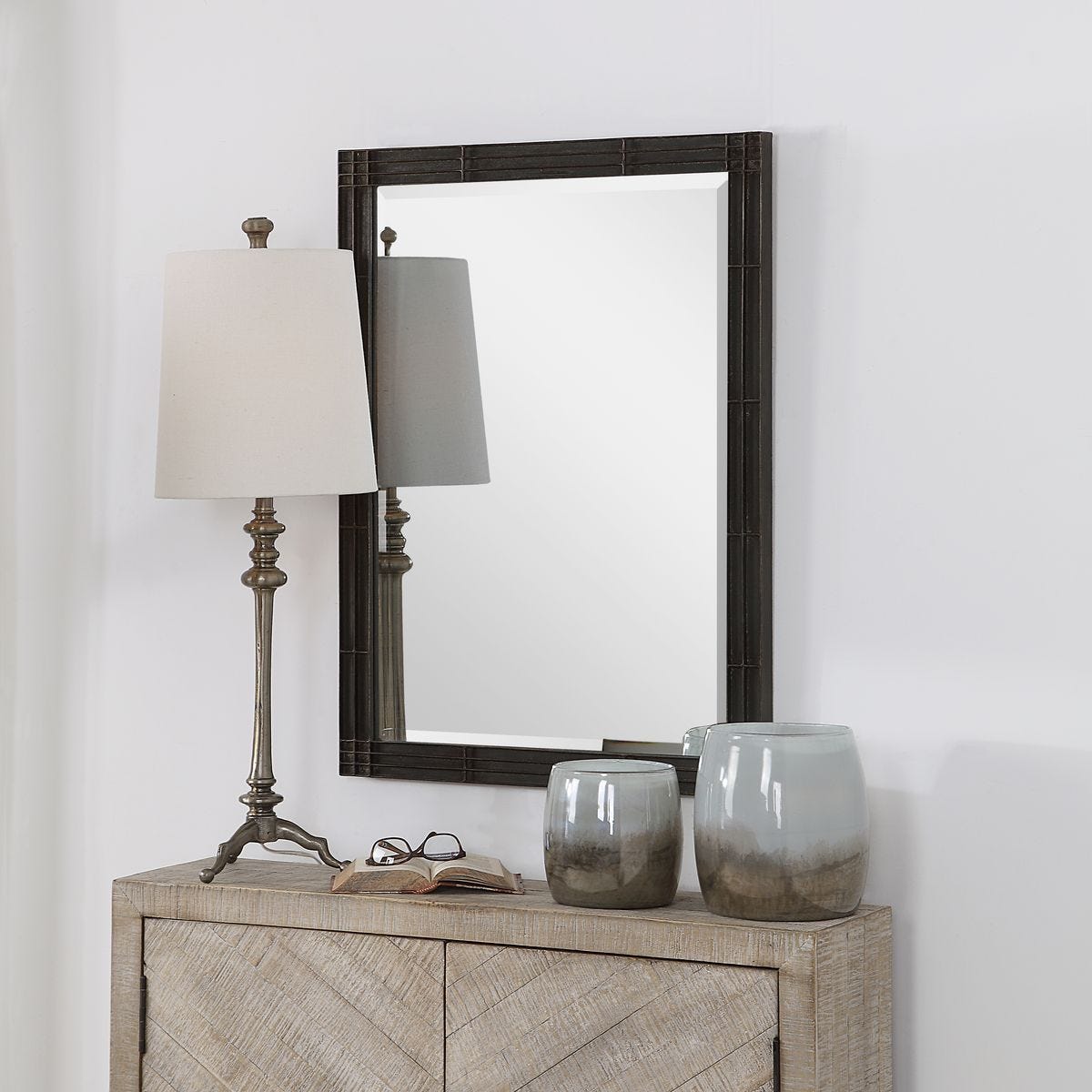 Gower Mirror - modern mirror with sleek design for contemporary interiors | Image 4 | InSTYLE Home & Rugs