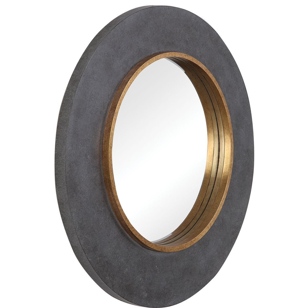 Saul Round Mirror - full-length mirror for creating the illusion of space and light | Image 5 | InSTYLE Home & Rugs